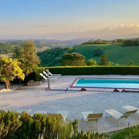 Villa Tenuta Meraviglia - Esclusiva Con Grande Giardino, Piscina E Vista Ideale Per Gruppi E Matrimoni Grottazzolina
